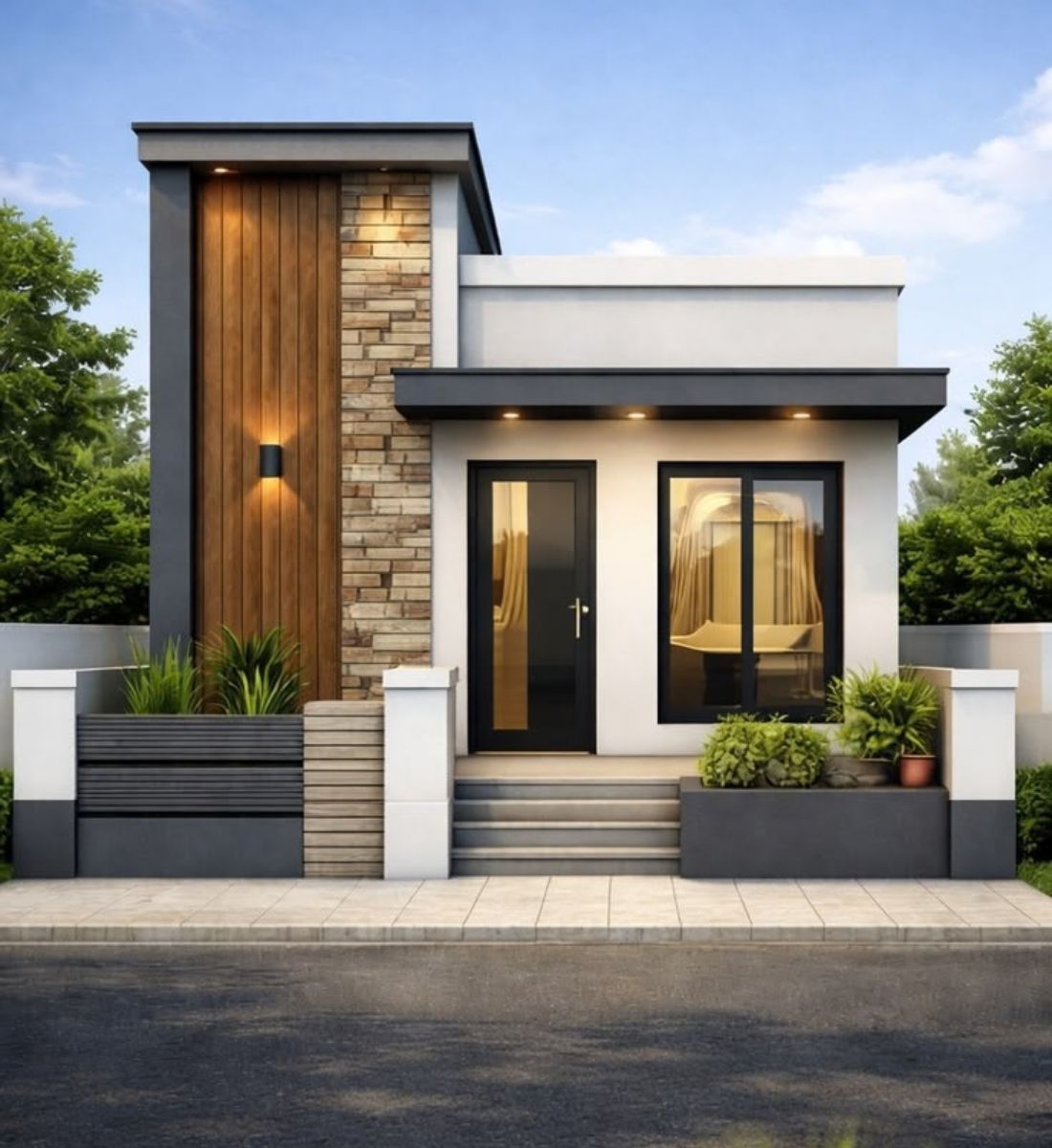 12 marla single story house design
